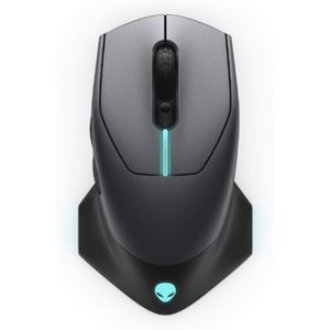 Alienware Wired/Wireless Gaming Mouse - 610m - Light/Lunar Light