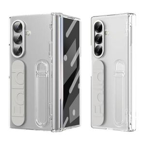 Case for Samsung Galaxy Z Fold7,Wrist Strap Hinge Protection Fit Stylish Durable Sturdy Support Wireless Charging Protective,Hard PC Phone Case for Samsung Galaxy Z Fold7 Transparent