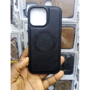 Luxury quality magnetic leather case for iPhone 15promax 