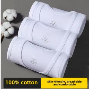 3-In-1 100% Cotton Men's Classic  Underwear Singlet