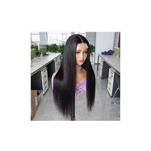 20 inches bone straight lookalike wig