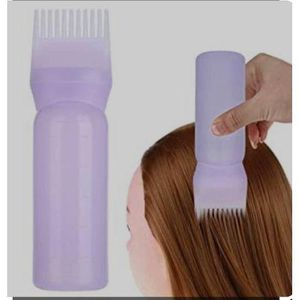 Hair Oil Applicator Bottle For Hair Care-Purple