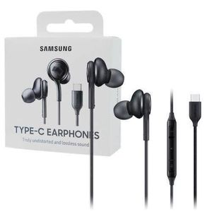 Samsung Type-C Wired Earphones - In-Ear Digital Audio Headset with Built-In Microphone & Volume Control for Galaxy, Android, & Type-C Smartphones - Black