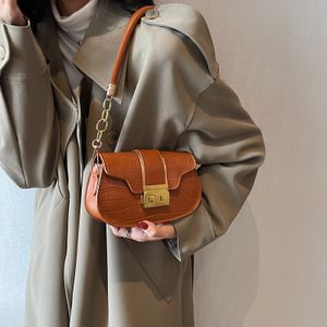 GALUIN Small Girls Shoulder Bag Underarm Backpack-Brown