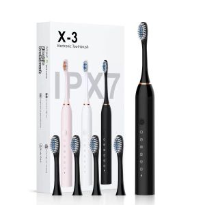 Electric Toothbrush Rechargeable Brush Head Household Soft-Bristle Waterproof Children's Adult Universal Men's and Women's Fully Automatic.