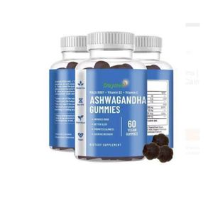Daynee Maca Root + Ashwagandha Gummies – 800mg Mood Support & Stress Relief Supplement Vitamin D2 & C 60 Vegan Gummies