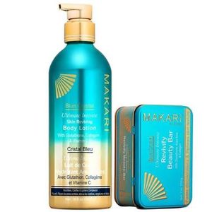 Makari Blue Crystal Ultimate Intense Skin Reviving Body Lotion & Soap 