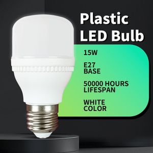 1PCS 15W E27 LED Light Bulbs, Energy Efficient , CRI 80, Soft White, 50,000 Hour Lifetime