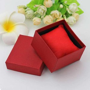 Luxury Red Jewelry Gift Box with Soft Pillow – Watch & Bracelet Storage Box