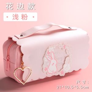 Large Capacity Kawai Pencil Bags Cute Pencil Case Stationery Bags Relieve  Stress For Primary School Students Girl Portable Lace