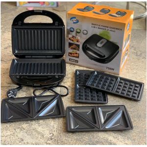 JD SMP 3-in-1  Waffle Maker, Grill, Toaster, Sandwich