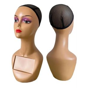 Head mannequin for styling, straightening and hanging of your wigs