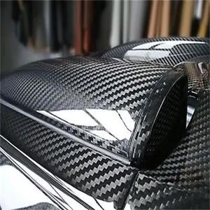 3D Carbon Fiber Self-Adhesive Vinyl Film for Cars and Motorcycles, Roll Packaging, Decal, Automotive Styling Accessory