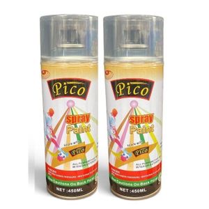 PICO Spray Paint 450ml CLEAR X4PCS