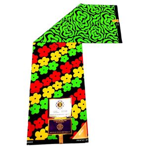 Multi-colored Ankara fabric