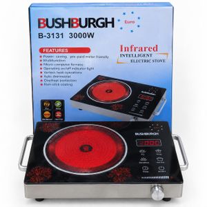 BUSHBURGH Single Burner Infrared Electric Cooking Hot Plate