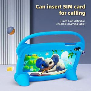 SupDevice 2026 new upgrade Npad749 8 inches Kids Educational Tablet, System Displayed RAM 8GB +ROM 128GB Support SIM & WiFi, Preloaded Learning Apps, Parental Control Shockproof & Long Battery Fast Shipping & Charging, Blue