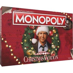 Monopoly National Lampoons Christmas Vacation, Featuring Themed Tokens Squirrel, Egg Nog Glass, Chainsaw & More, 2-6 Players, Ages 15+, Play Time 60+, Officially Licensed National Lampoons Bo