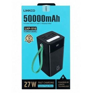 LINKCO  50000-mAh 27W Fast Charging Type-C Output Powerbank