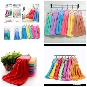 6pcs OR 12PCS Colourful Hanging Kitchen Cleaning Towels