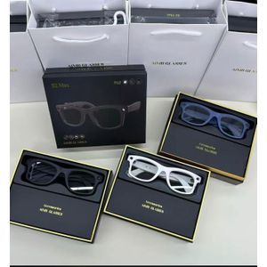NEW S2 Max Al smart glasses 4K HD Camera 290 mAh Battery 8MP Photography Video Recording, Real Time Translation, GPT Object Identification, listening to music-With 3 Lenses