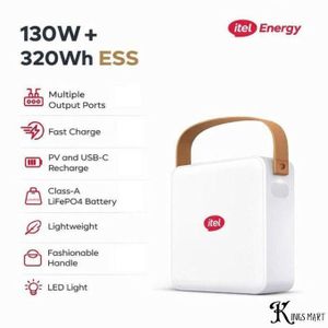 itel Power-GO 100000mAhh 320Wh 130W Super-Fast Charging LiFePO4 Battery Power Bank IESS-320T 
