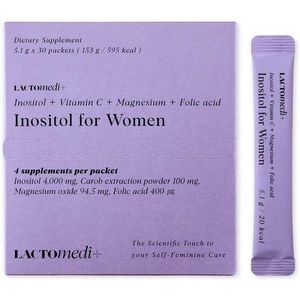 LACTOMEDI Myo-Inositol 4000mg D-Chiro-Inositol 100mg 30 Day Supply 5.1g X 30 Packets