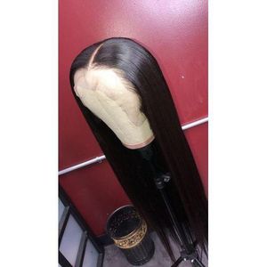 Bussdown Wig Brazilian Straight T-Part Frontal Wig 26 Inches