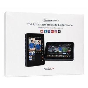 YoloBox Ultra – Portable Live Streaming Studio, Multi-Camera Encoder, Switcher & Monitor