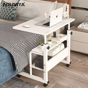 Adjustable Laptop Table with Wheels