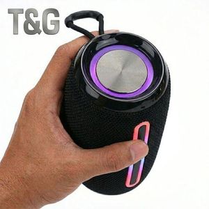 T&G TG653 Bluetooth Speakers Wireless Subwoofer With Led Flashing Super Bass BLACK