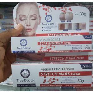 Tree Doctor STRETCH MARK CREAM 80grm & SCAR REMOVER CREAM 2PCS 