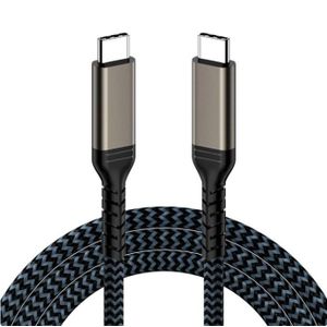 2M-USB Type C 3.1 Gen2 10Gbps Type C To Type C USB-C Video Cable 60W 6A Type-C PD Cable 8K 4K 60Hz - ( Compatible For All Mobile Phones )