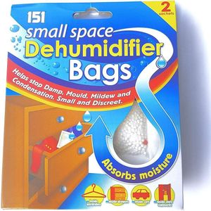 151 Small Space Dehumidifier Bags – 2PCS