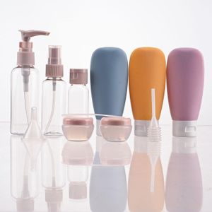 11-Piece Travel Refillable Bottle Set, for Dispensing Lotion/Shampoo/Conditioner/Body Wash and Other Toiletries for Travel