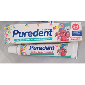 Puredent Non-Fluoride Toothpaste for Children X 5pcs