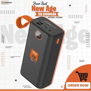 New Age Portable Power Bank – Rechargeable Backup Charger