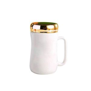 16oz (450ml) Ceramic Mug With Mirror Cup