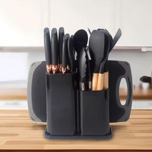 Wooden Cooking Spoons Set & Chopping Boards