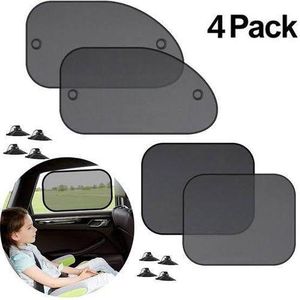 4 Pieces Front And Back Side Window Sun Shade