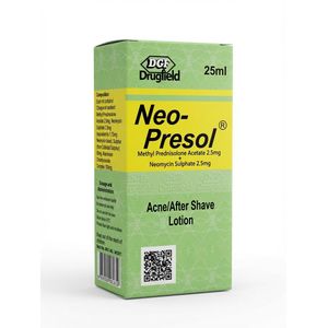 Drugfield NAFDAC APPROVED Neo Presol Dual Action Acne & Aftershave Lotion Treatment - 25ml