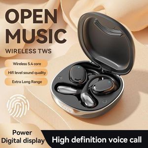 M70 True Open Ear Wireless Headphones Air Conduction Earphones Open Ear Earbuds Headsets with Earhooks for Sport Running Workout Driving