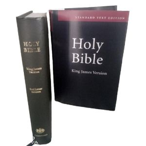 Holy Bible King James Version (KJV) Standard Text Bible- Words of Christ in Red,Concordance,Bible Reading planner (Hardcover)
