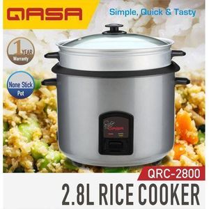 Qasa  2.8L RICE COOKER 1000W QRC-2800