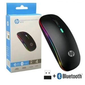 Hp WI0 Wireless and Bluetooth Rechargeable Mouse with Led Light
