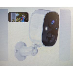 Smart Wireless Security Camera Indoor/Outdoor,Battery Powered WiFi Camera with Color Night Vision, Motion Detection, 2-Way Audio, Weatherproof, Cloud/SD Storage for Home Security (2.4GHz Only