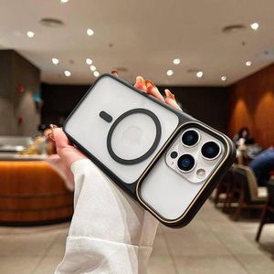 iPhone 15 Pro Frosted Clear Magsafe Case