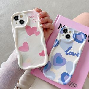 2in1 for iPhone 14 Pro Max Case for Women Girls Heart Cute Kawaii