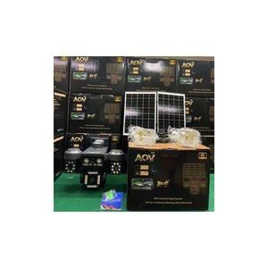 Solar CCTV 4-lens AOV Solar powered Ptz Camera 8k