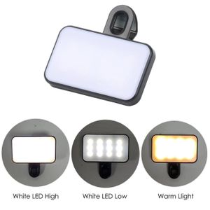 LED Cube Light With Clip – Rechargeable Portable Video Light for Phone, Laptop, Zoom, TikTok, Photography